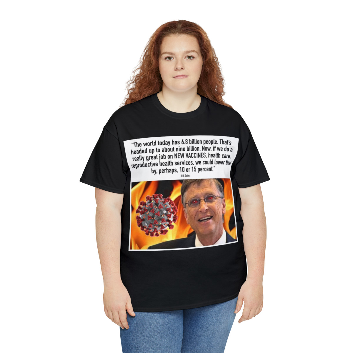 Bill Gates Vaccines Population Reduction Agenda  Men's Short Sleeve Tee