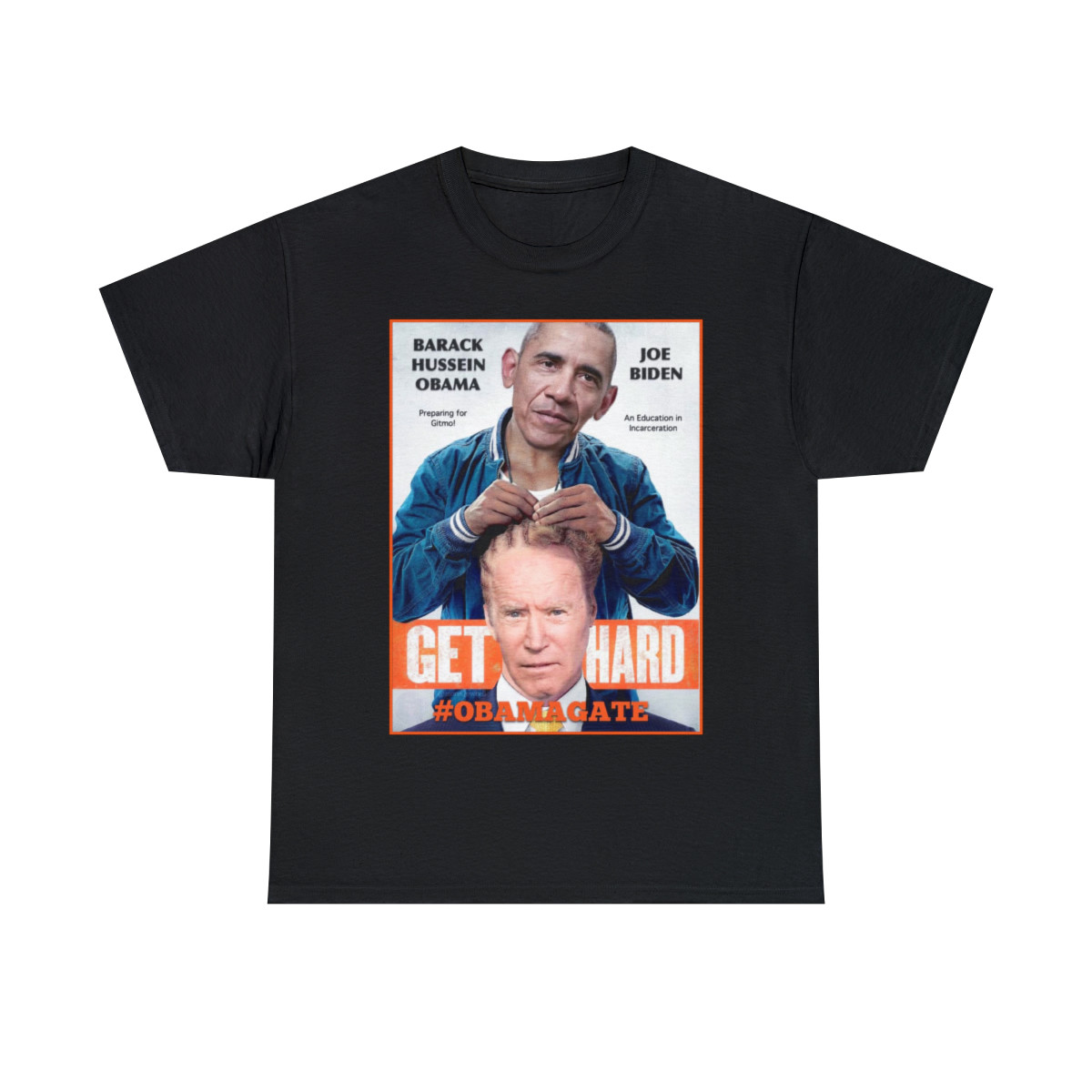 Get Hard #Obamagate Joe Biden Trump gonna get ya Men's Short Sleeve T Shirt