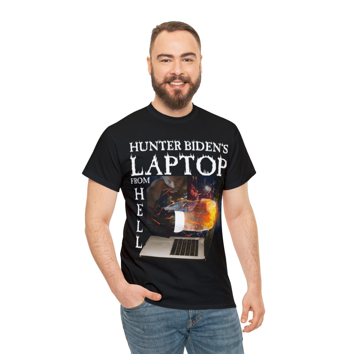 Hunter Biden's Laptop from Hell  Short Sleeve Tee