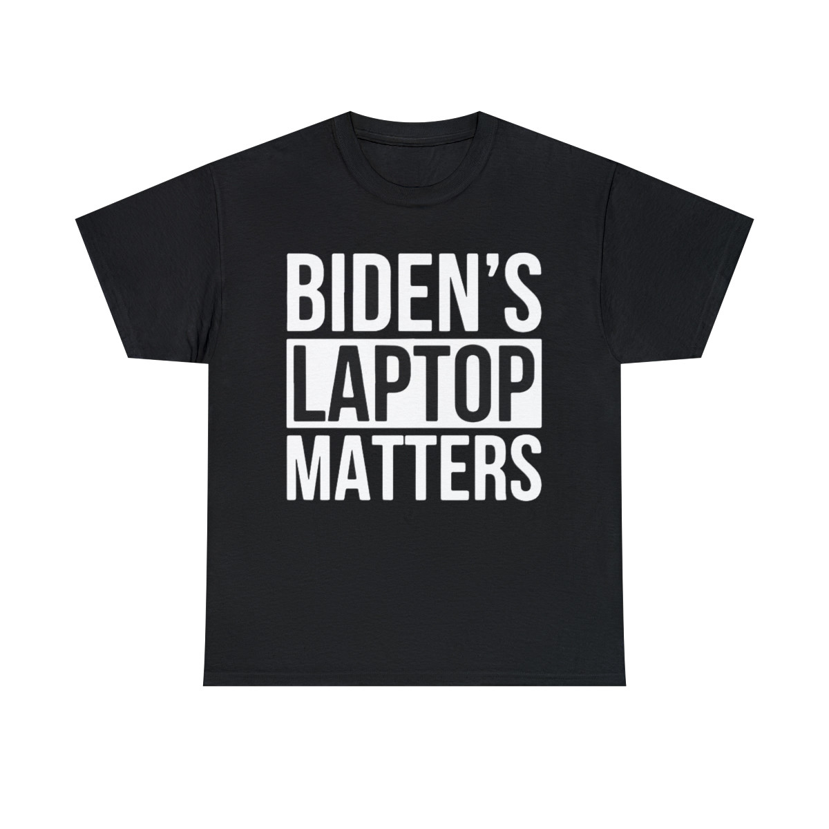 Biden's Laptop Matters Unisex Heavy Cotton Tee
