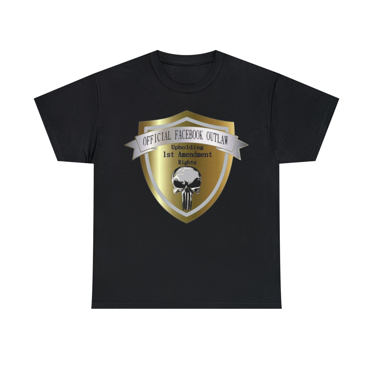 Official Facebook Outlaw Men's Short Sleeve T Shirt