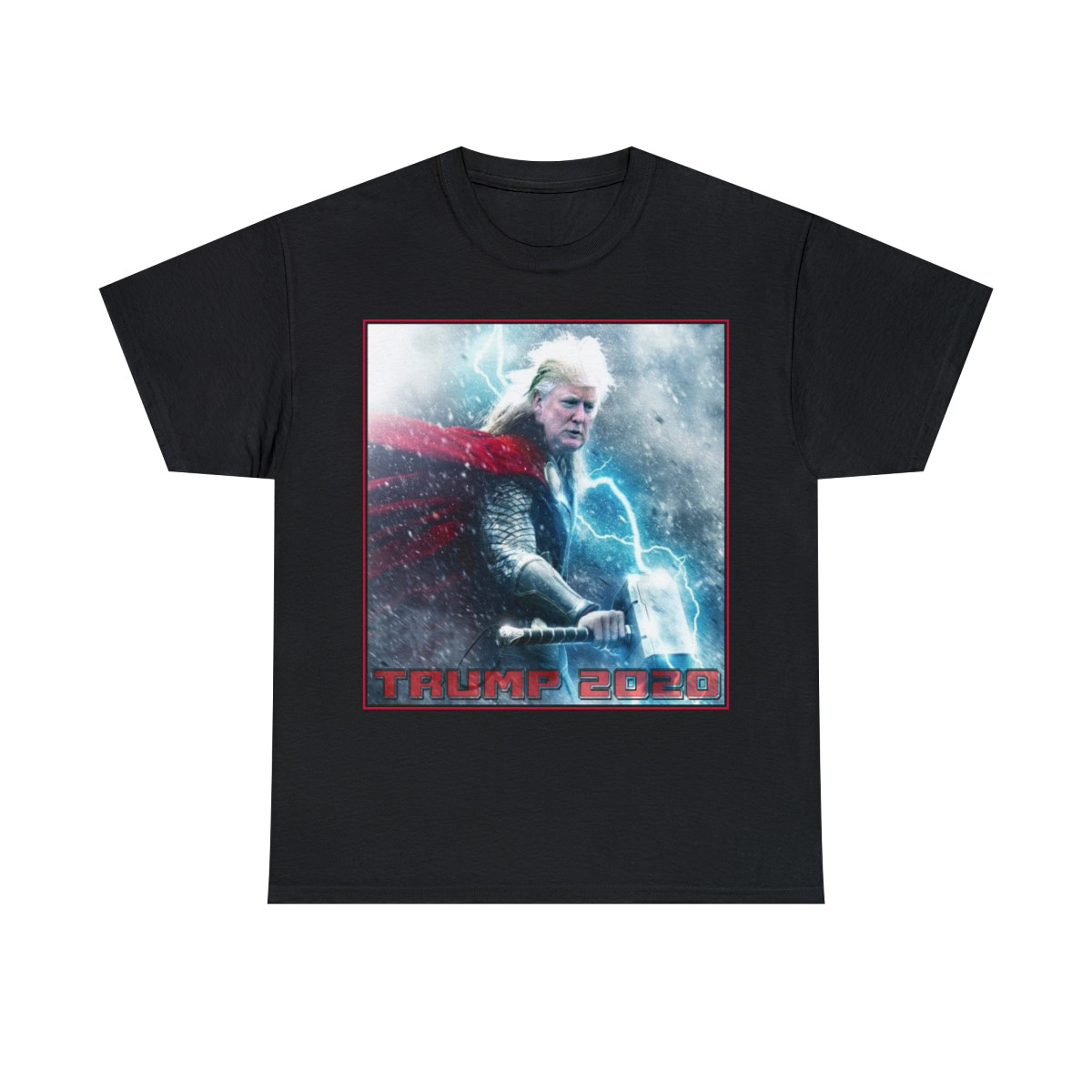 TRUMP Storm Bringer President Thor the Thunder of God Short Sleeve Tee