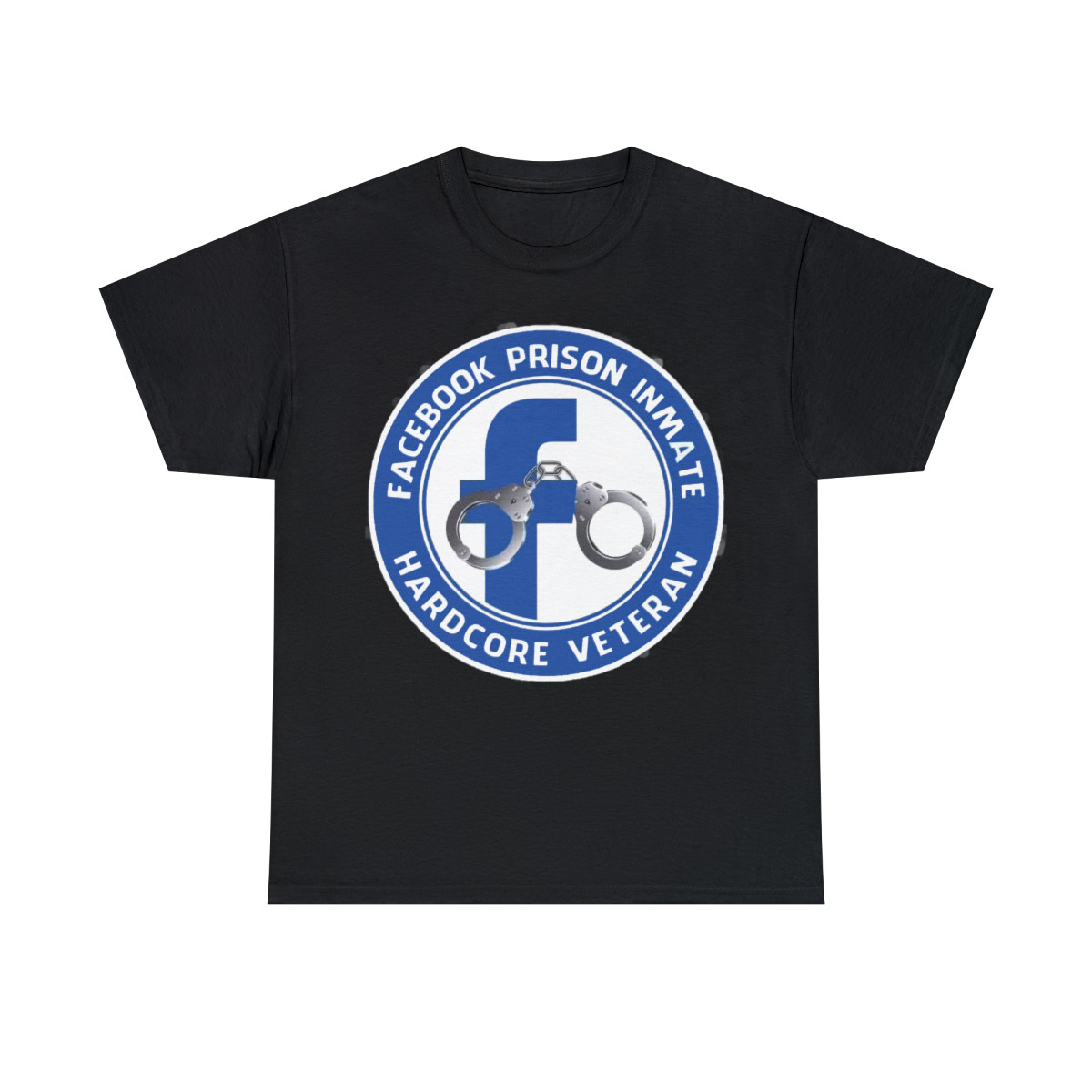 Facebook Prison Inmate Hardcore Veteran Men's Short Sleeve T Shirt