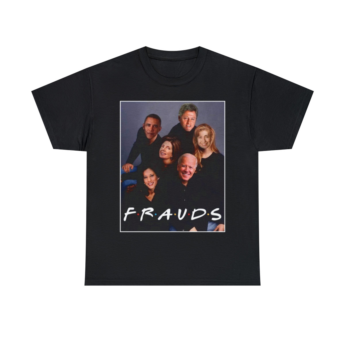 Frauds Joe Biden and the deep state 6 let's go Brandon Short Sleeve Tee