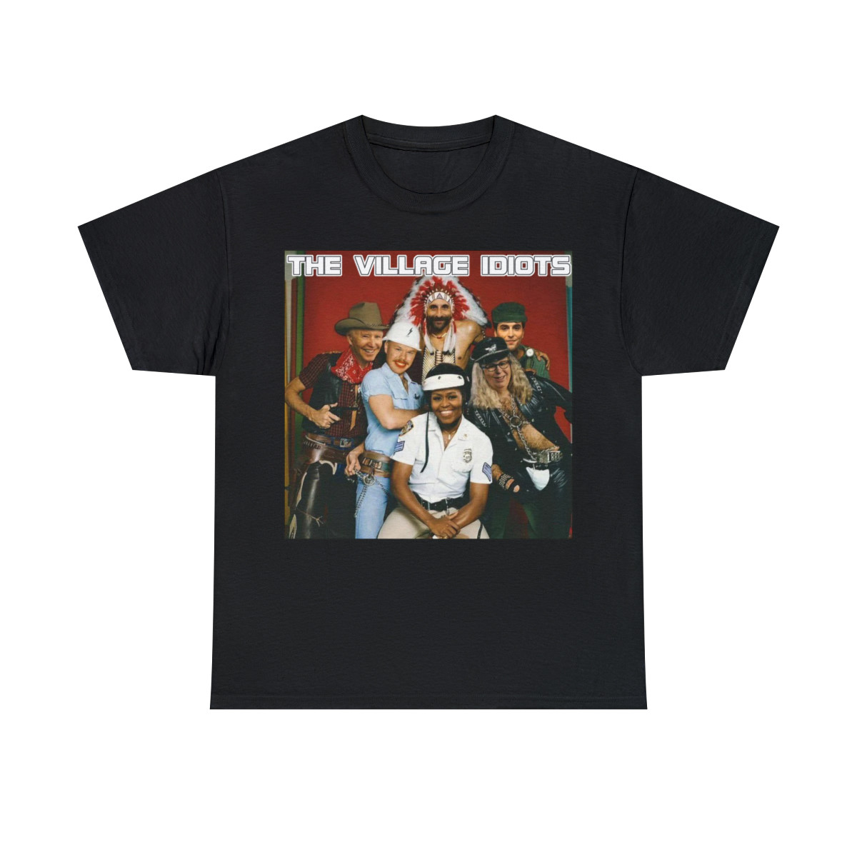 Joe Biden and the Village Idiots  Short Sleeve Tee