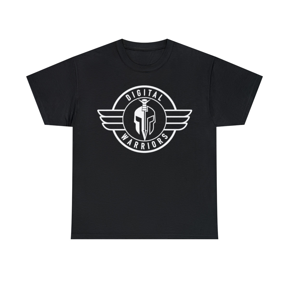 Digital Warriors of the Great Awakening Cue Anon 17 Unisex Heavy Cotton Tee