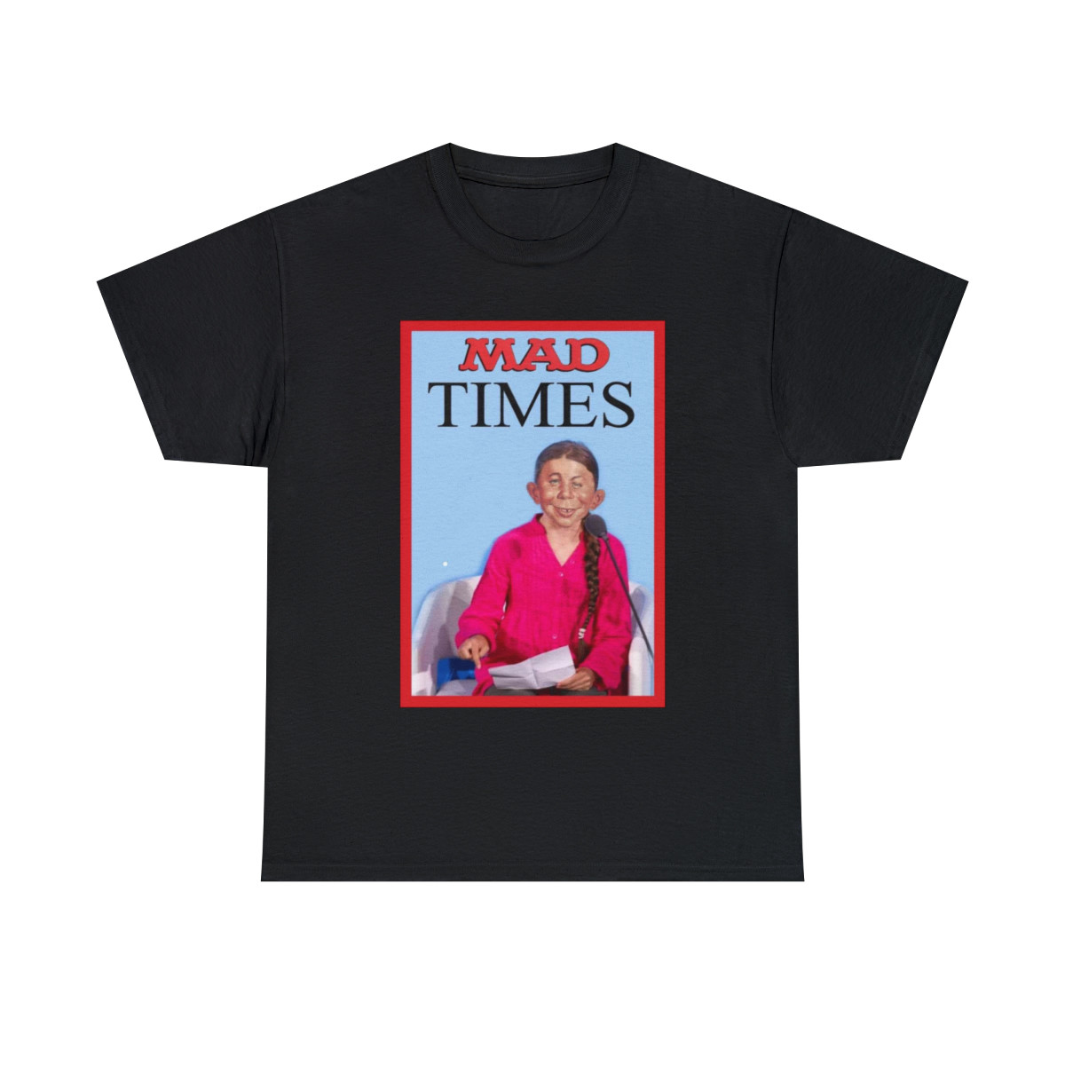 TIME magazine parody Mad Mag Greta Global warming  Unisex Heavy Cotton Tee
