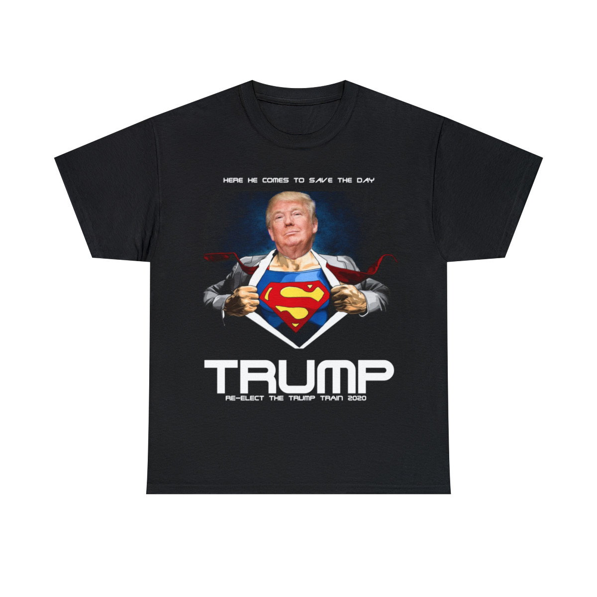 Super Trump re-elect 2020 Unisex Heavy Cotton Tee