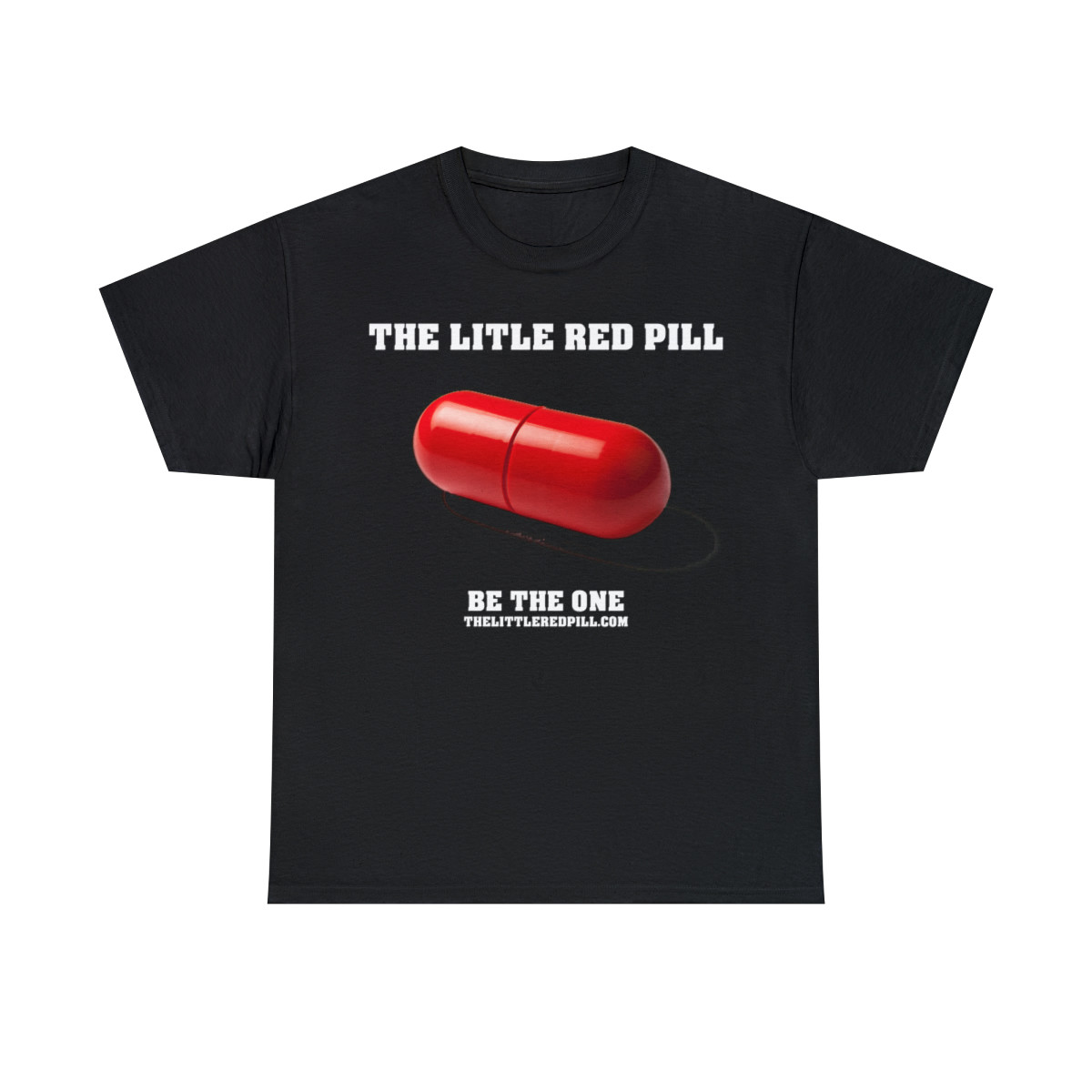 The Little Red Pill Be the One Unisex Heavy Cotton Tee
