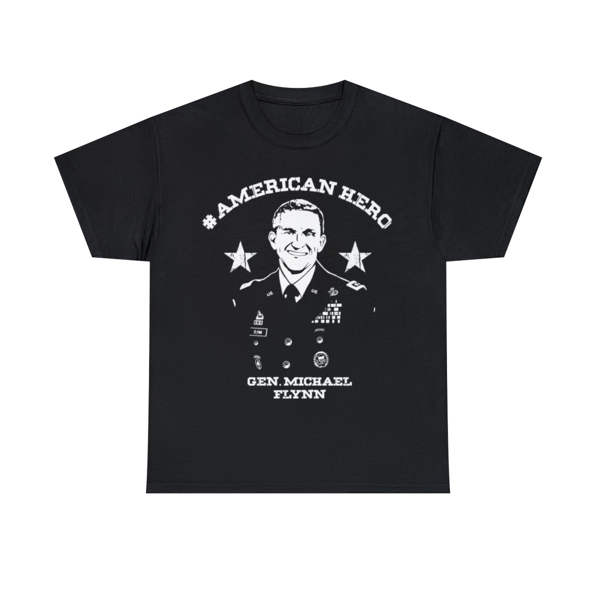 American Hero Gen Mike Flynn Sleeve Tee