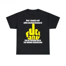 Hey stupid evil elite mf's yellow Sleeve Tee
