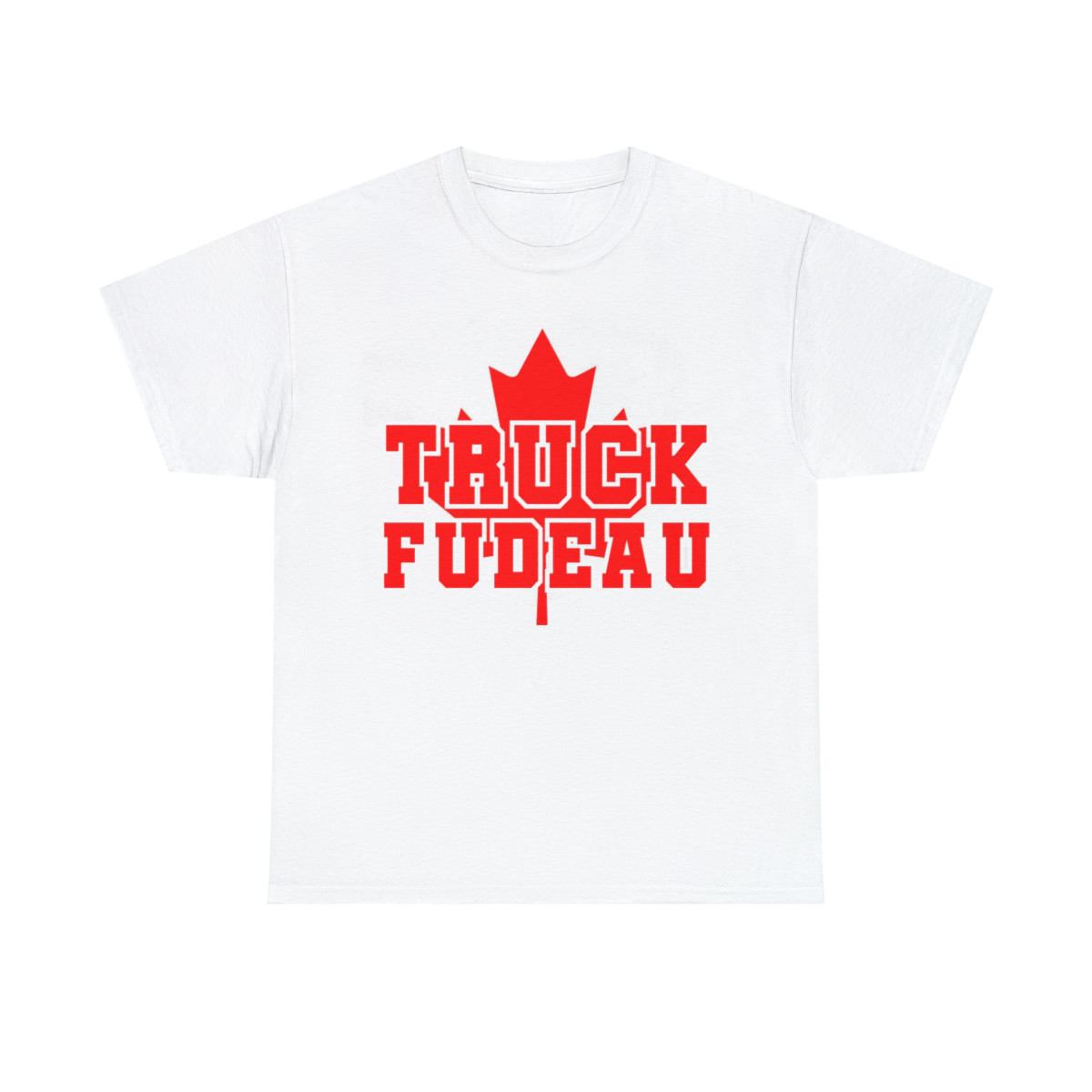 Truck Fudeau 2022 Canadian Truckers 4 freedom Unisex Heavy Cotton Tee