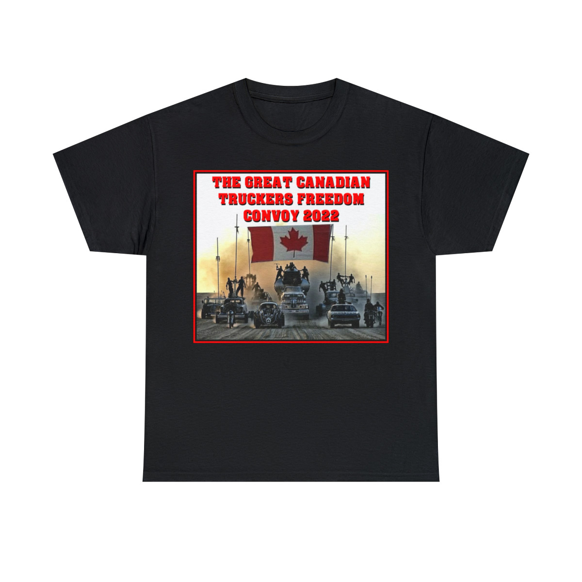 The Great Canadian Truckers Convoy 2022 let's go Brandon Short Sleeve Tee