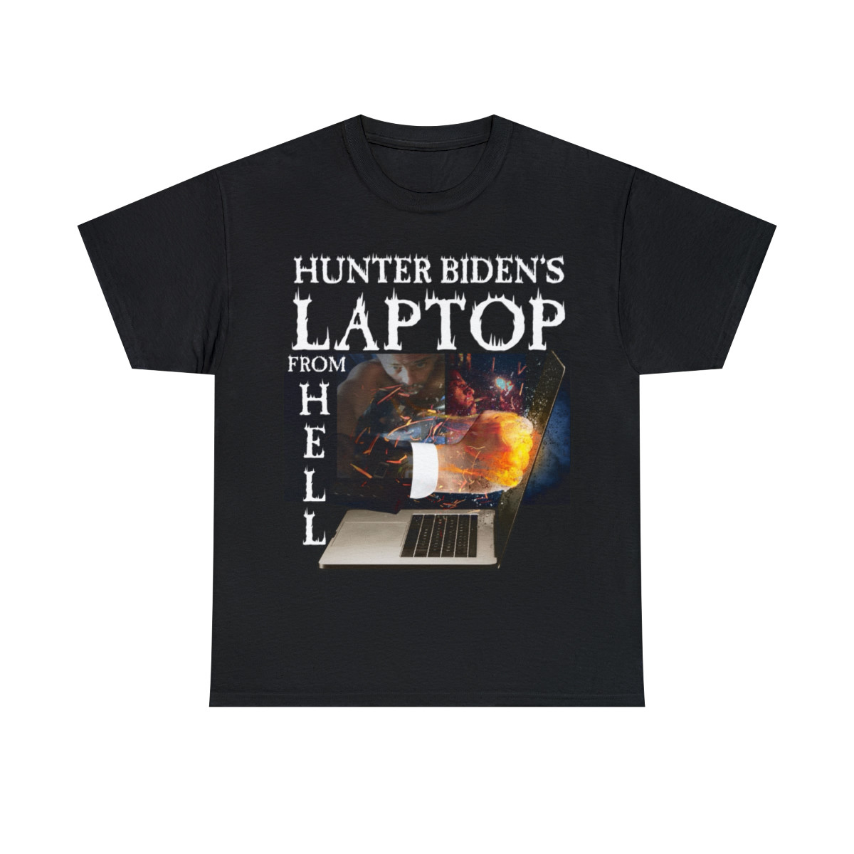 Hunter Biden's Laptop from Hell  Short Sleeve Tee