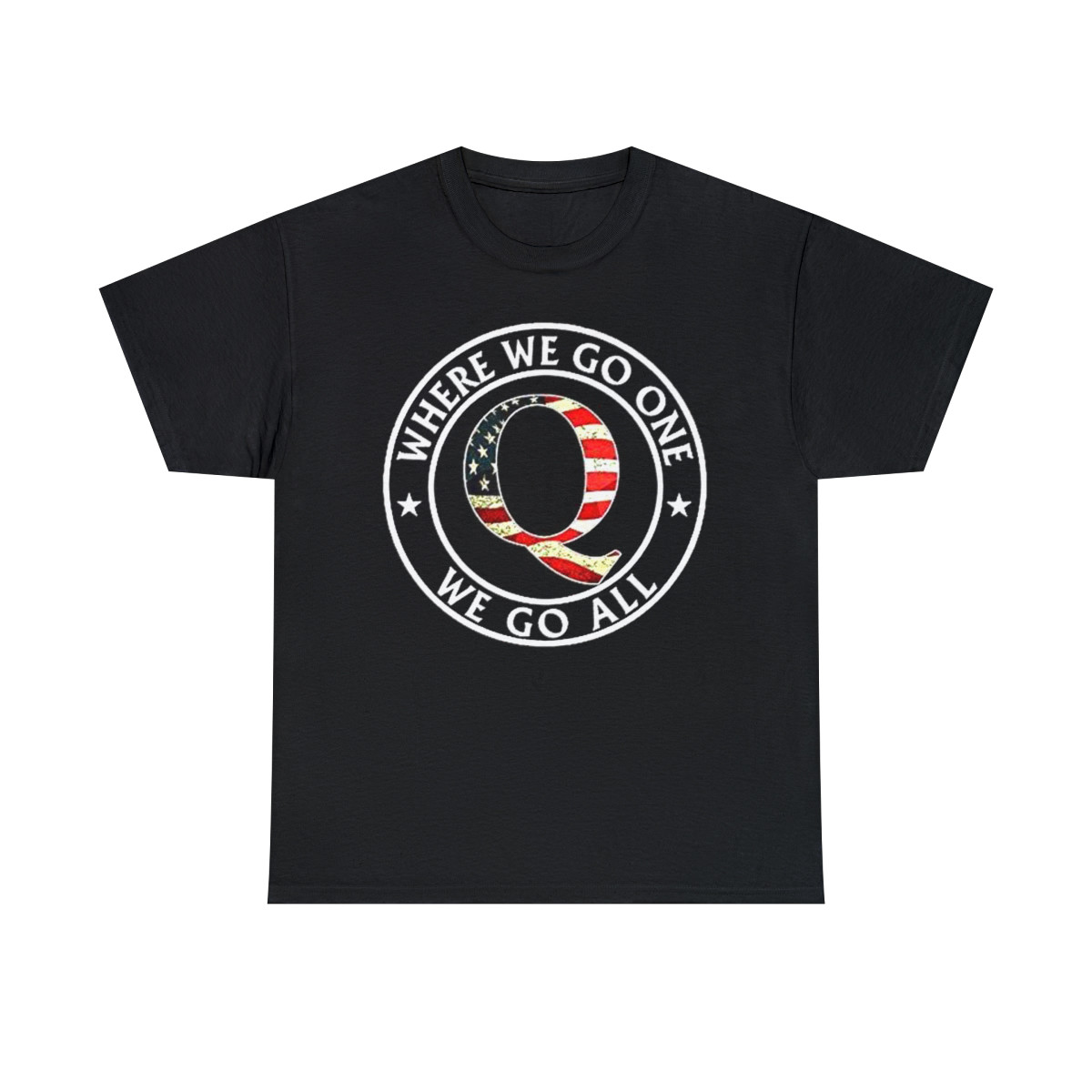 Q Where We Go One We Go All Trump 2020 Short Sleeve Tee