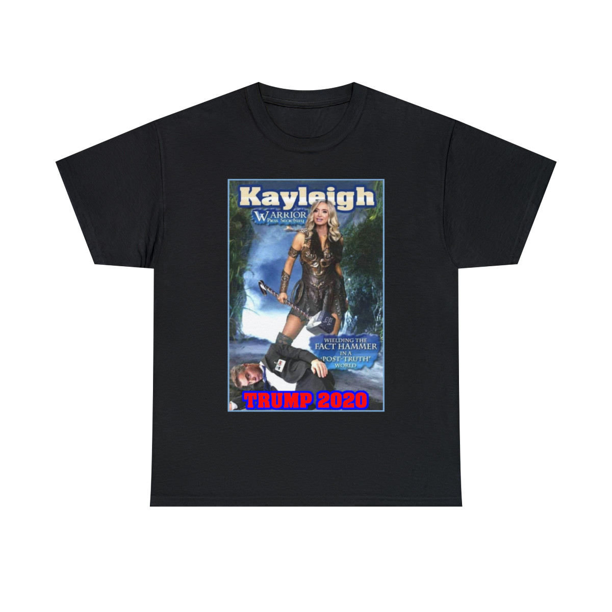 Kayleigh McEnany warrior press secretary TRUMP 2020 Men's Short Sleeve Tee