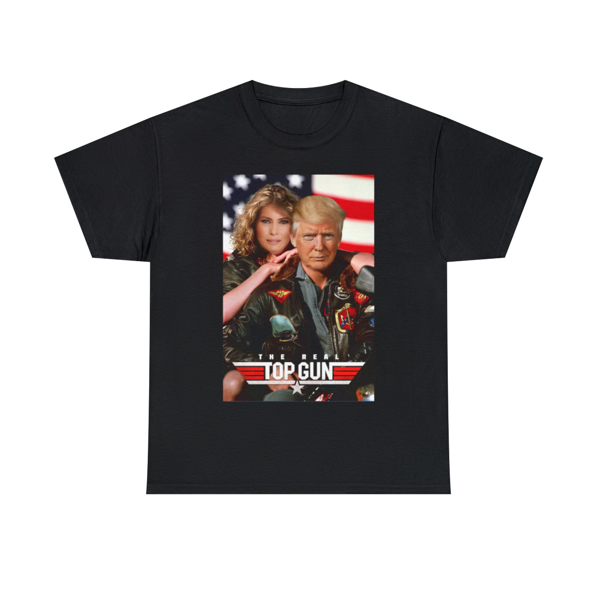 Trump the real Top Gun Men's Short Sleeve Tee