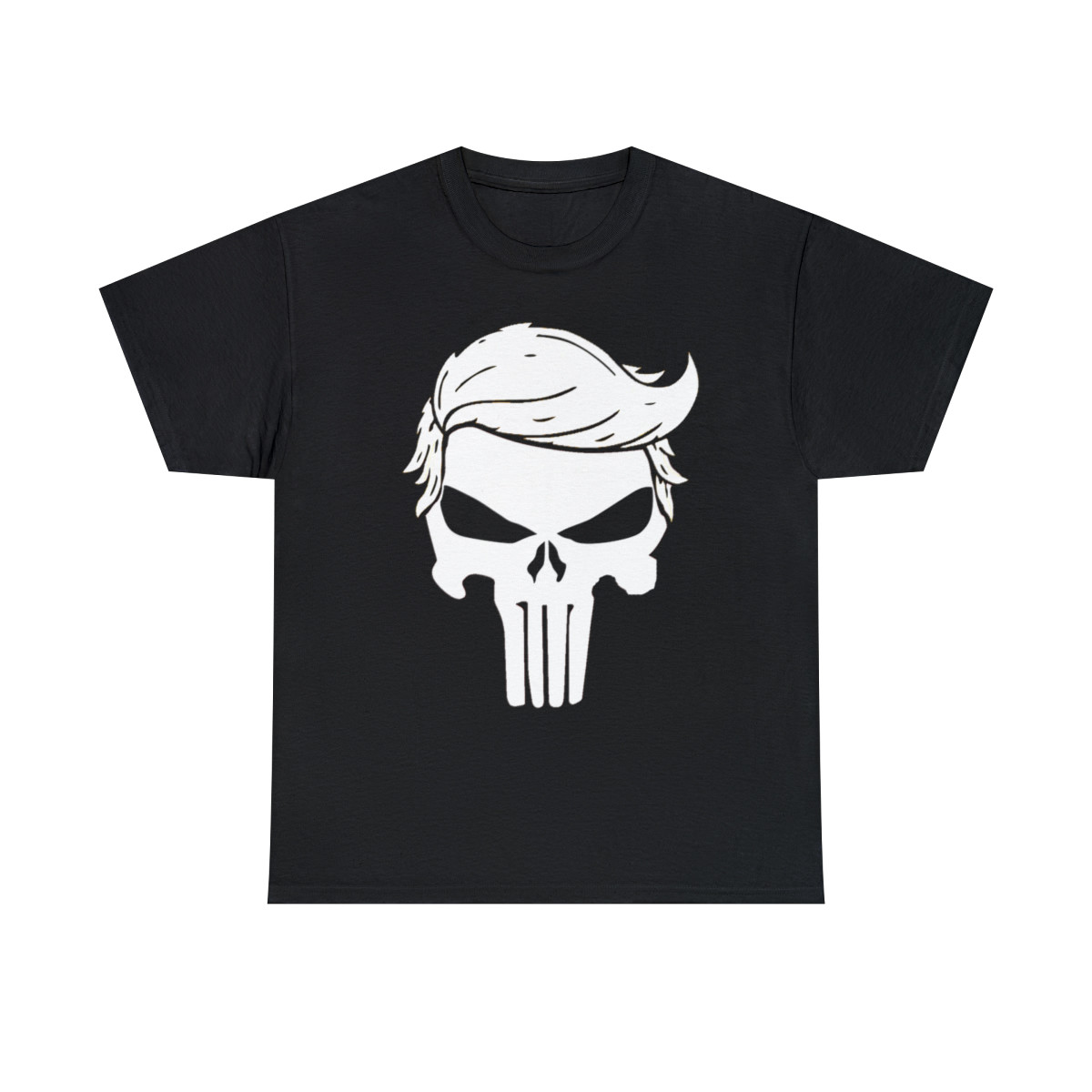 Trump Punisher in all white Men's Short Sleeve Tee