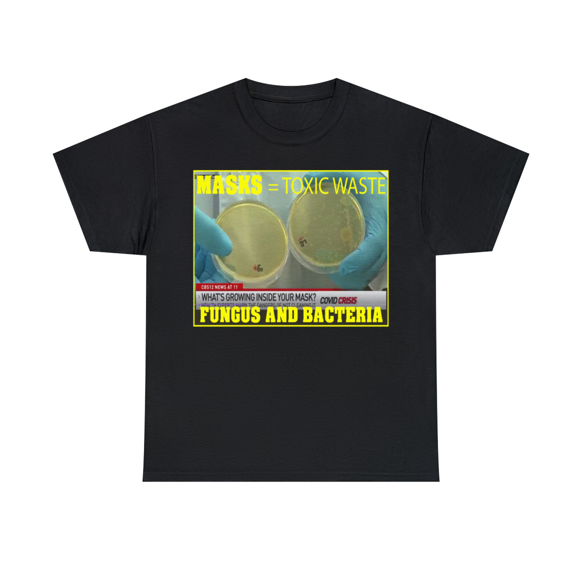Masks  = Toxic Waste Fungus and bacteria Men's Short Sleeve Tee