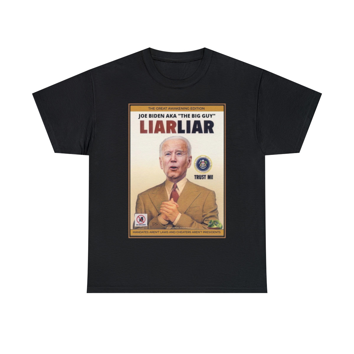 Joe Biden the Big Guy Liar Liar Short Sleeve Tee
