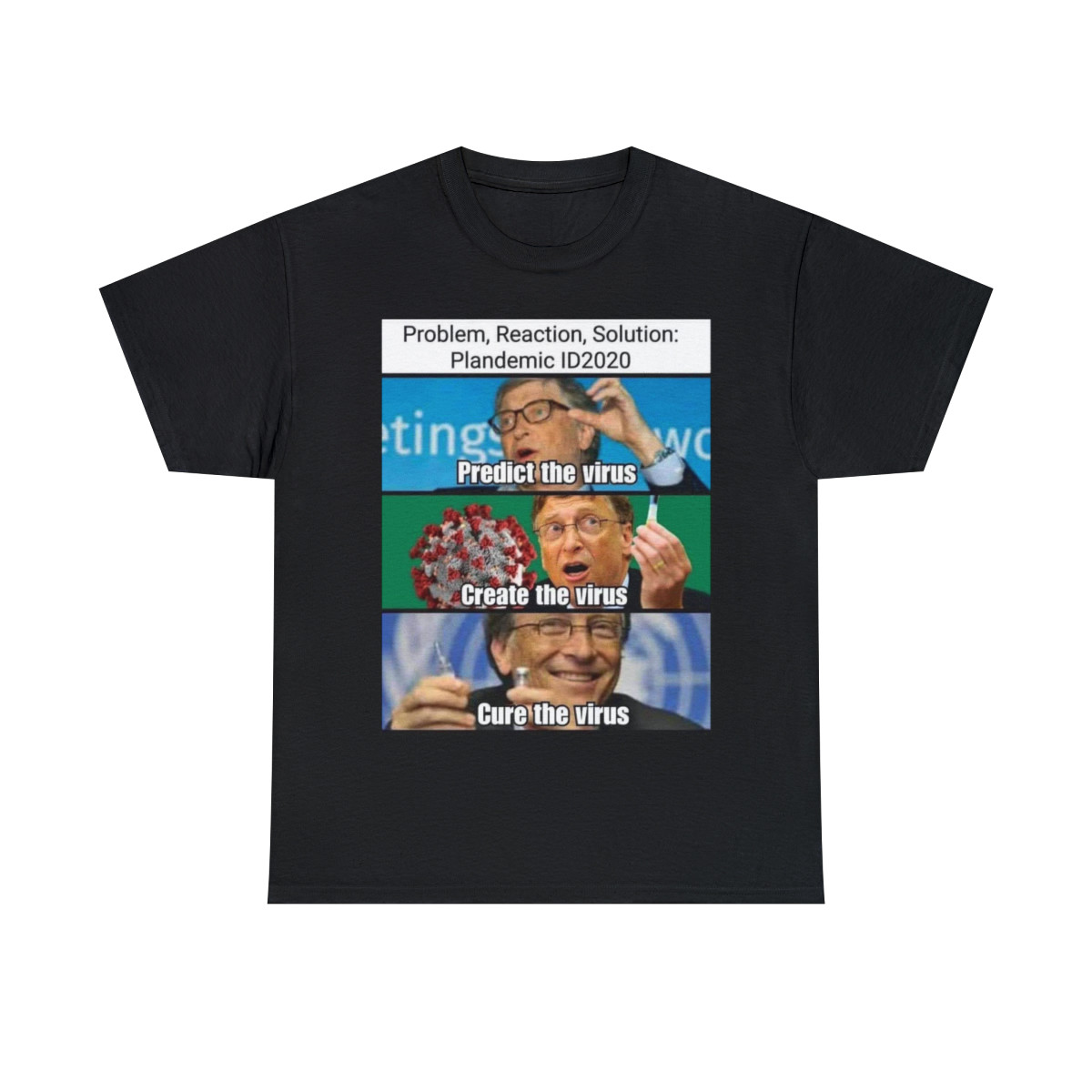 Bill Gates Problem Reaction Solution  Men's Short Sleeve Tee