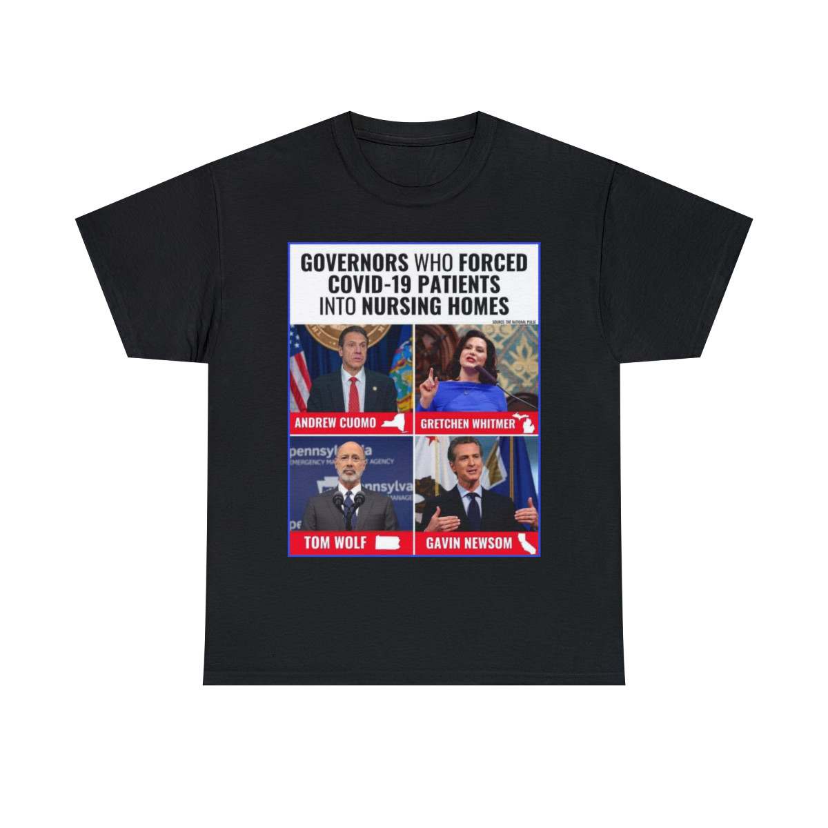  Governor Gretchen Whitmer and the Governors who killed Granny short Sleeve Tee