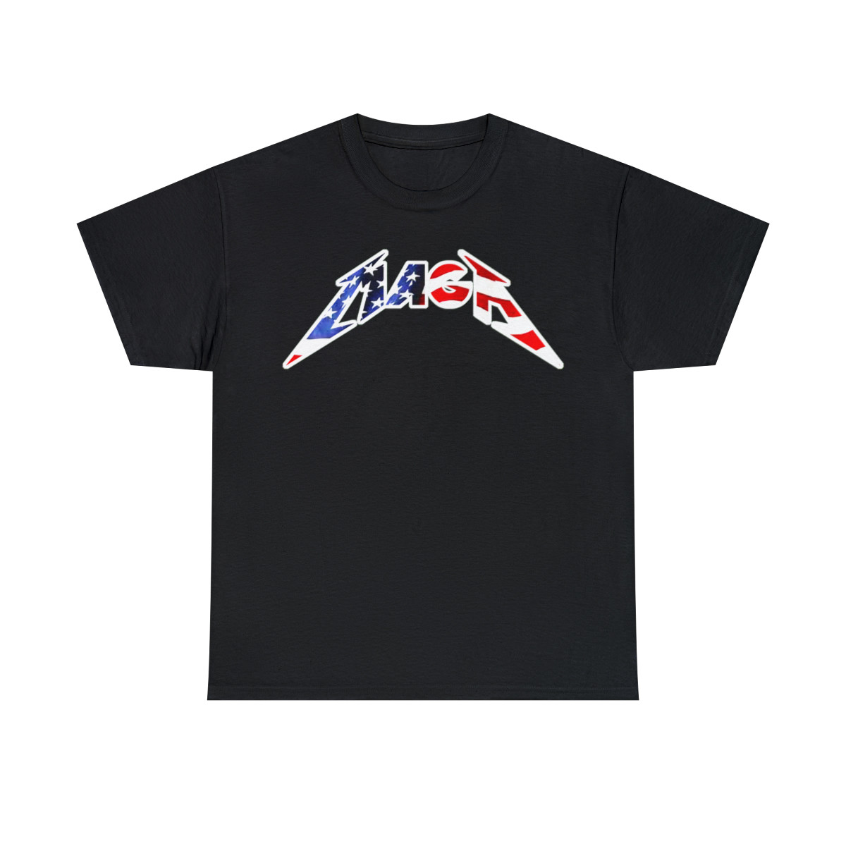 MAGA Flag Metallica Style Short Sleeve Tee