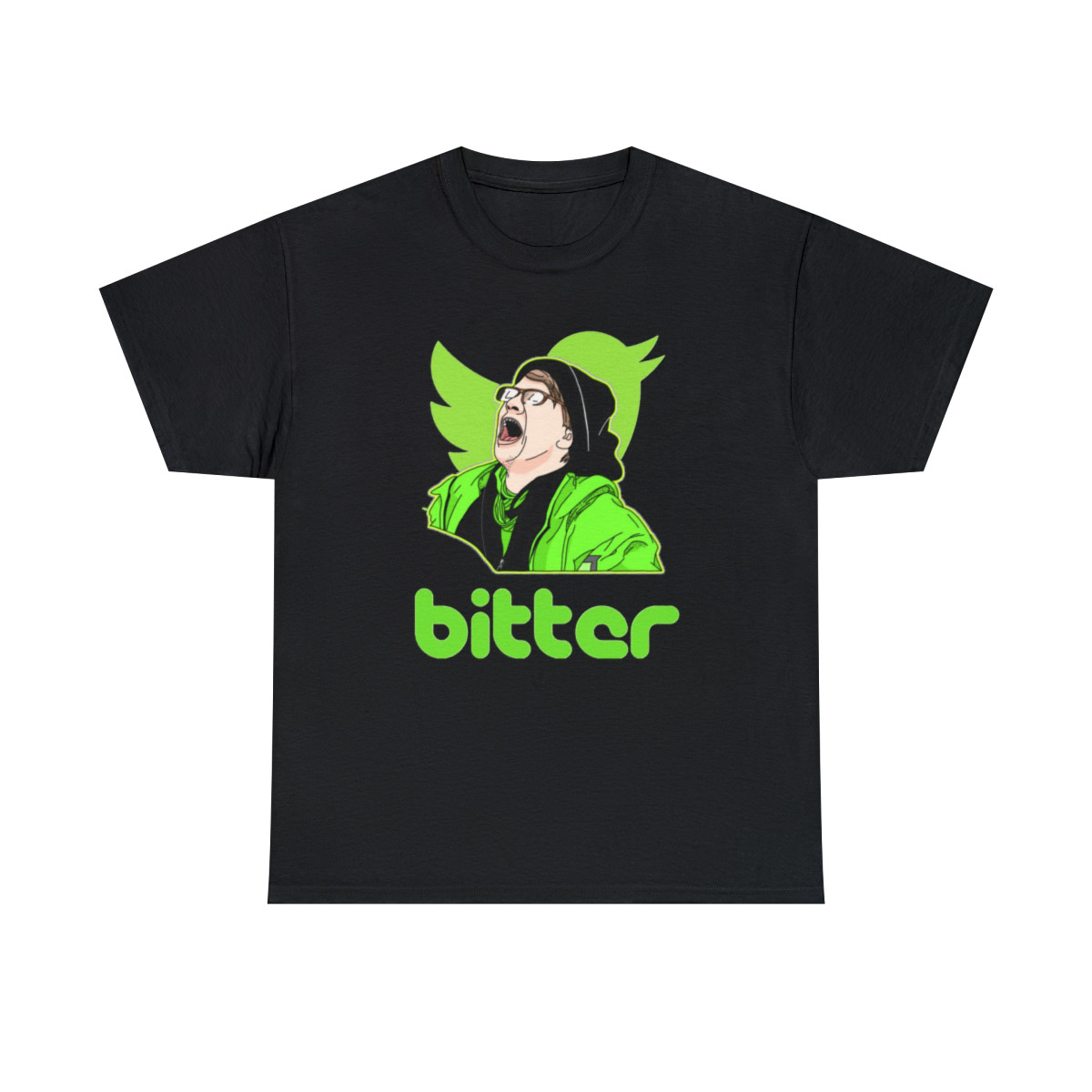 Bitter looney liberal crying over Twitter Men's Short Sleeve Tee