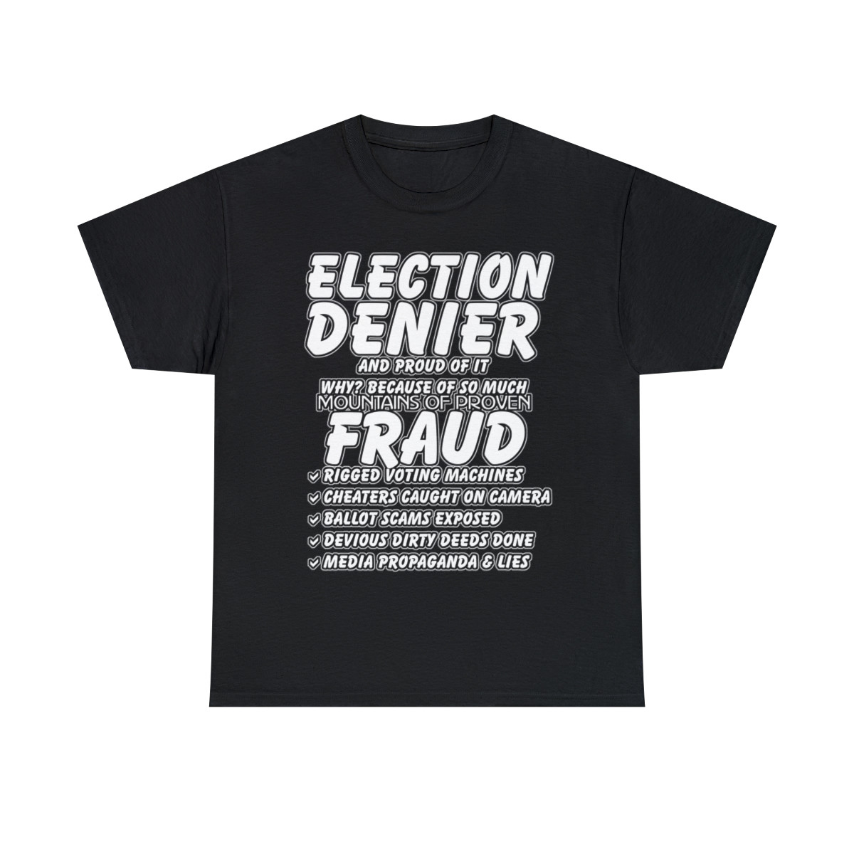 Election Denier Men's Short Sleeve Tee