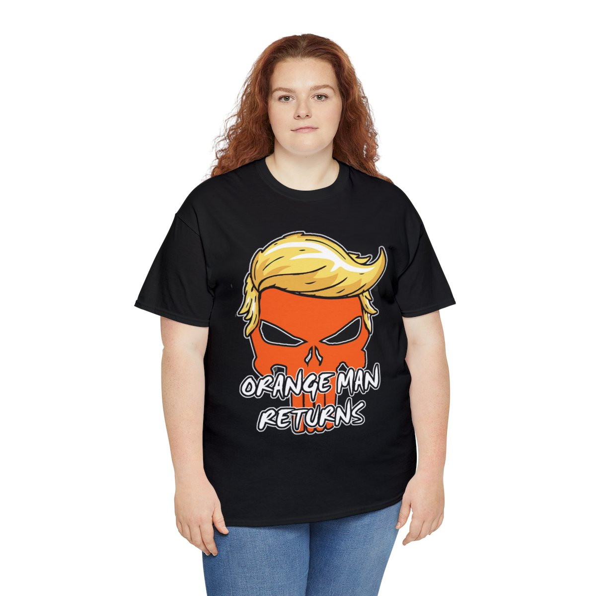 Donlald J Trump 2024 Orange Man Returns Unisex Short Sleeve Tee