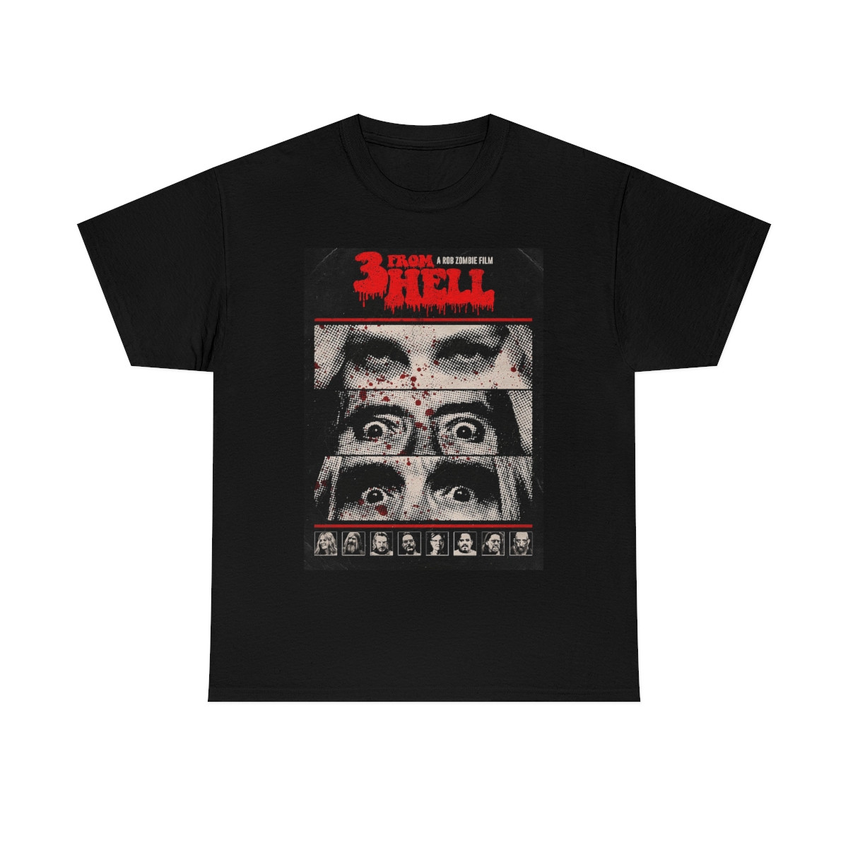 Rob Zombie 3 From Hell Unisex Heavy Cotton Tee