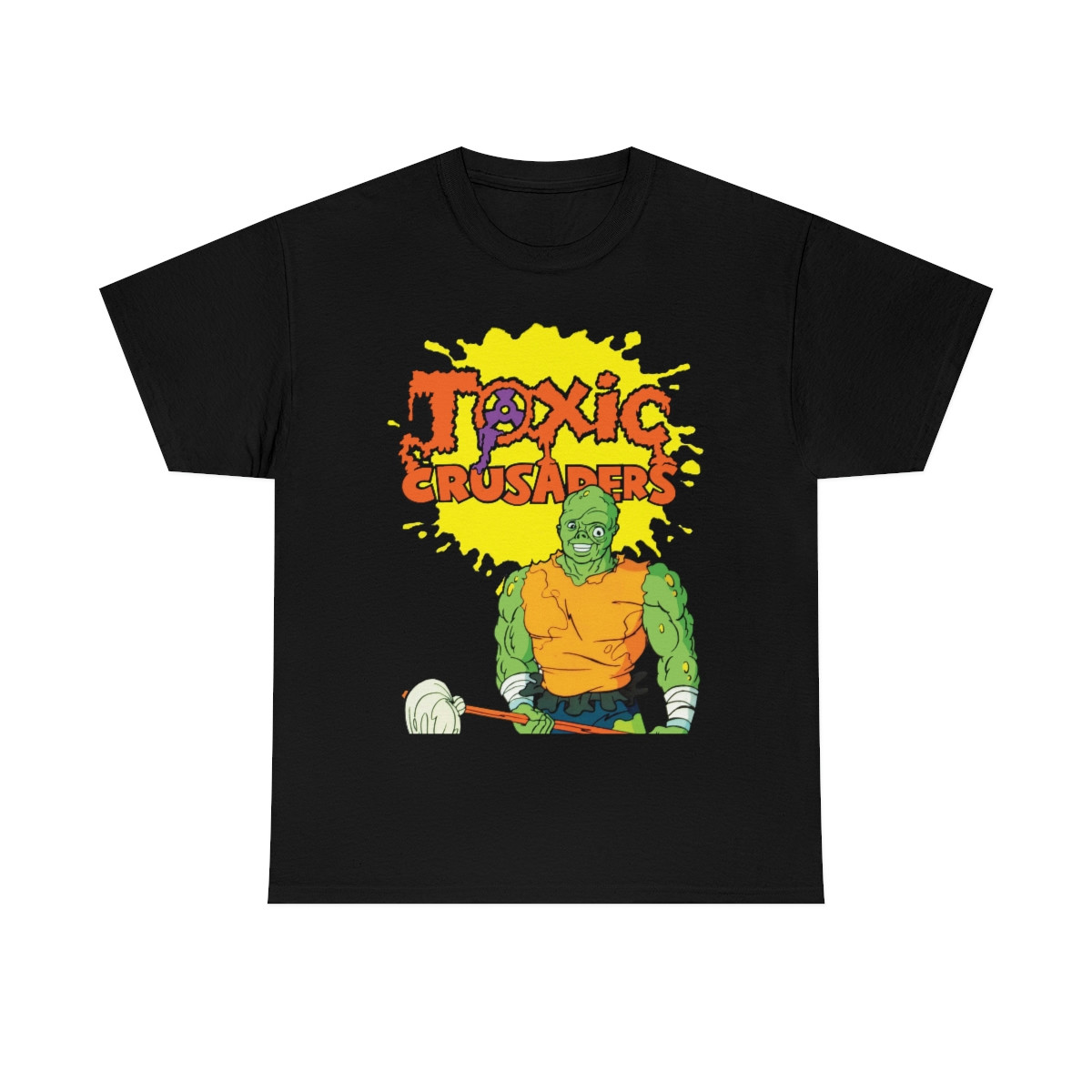 The Toxic Crusaders 80s cartoon Troma Short Sleeve Tee
