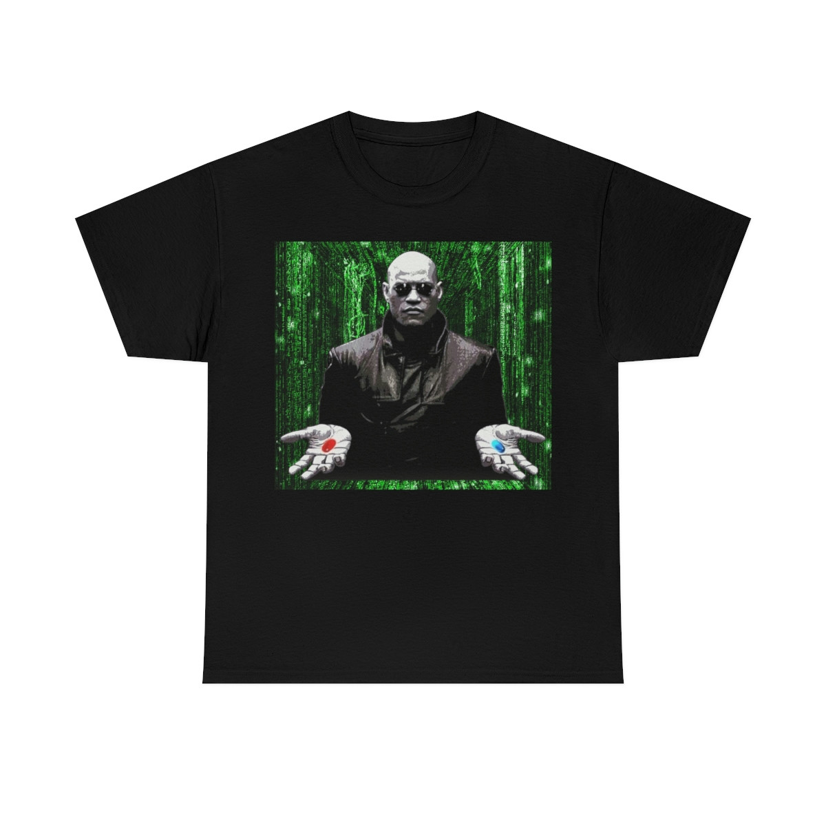 Morpheus The Matrix choose the blue pill or the red pill Men's Short Sleeve Tee