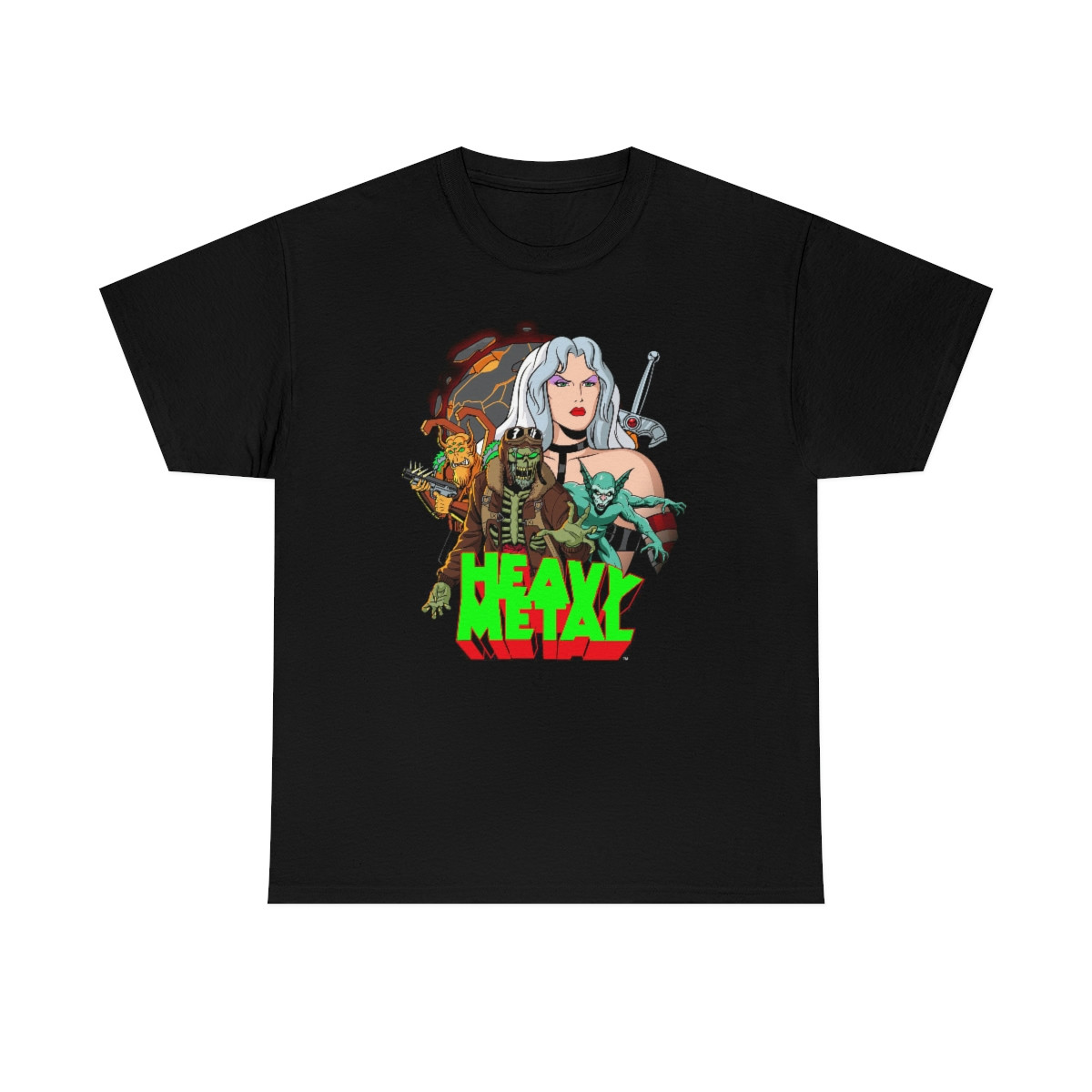 Heavy Metal movie green Unisex Heavy Cotton Tee