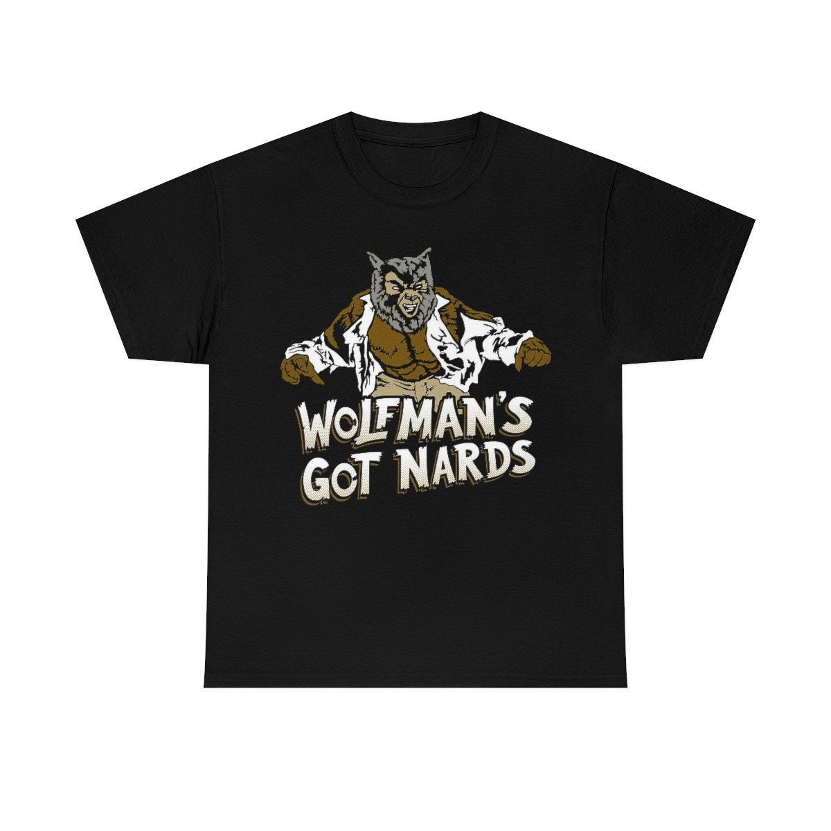 Wolfman's Got Nards from Monster Squad  Unisex Heavy Cotton Tee