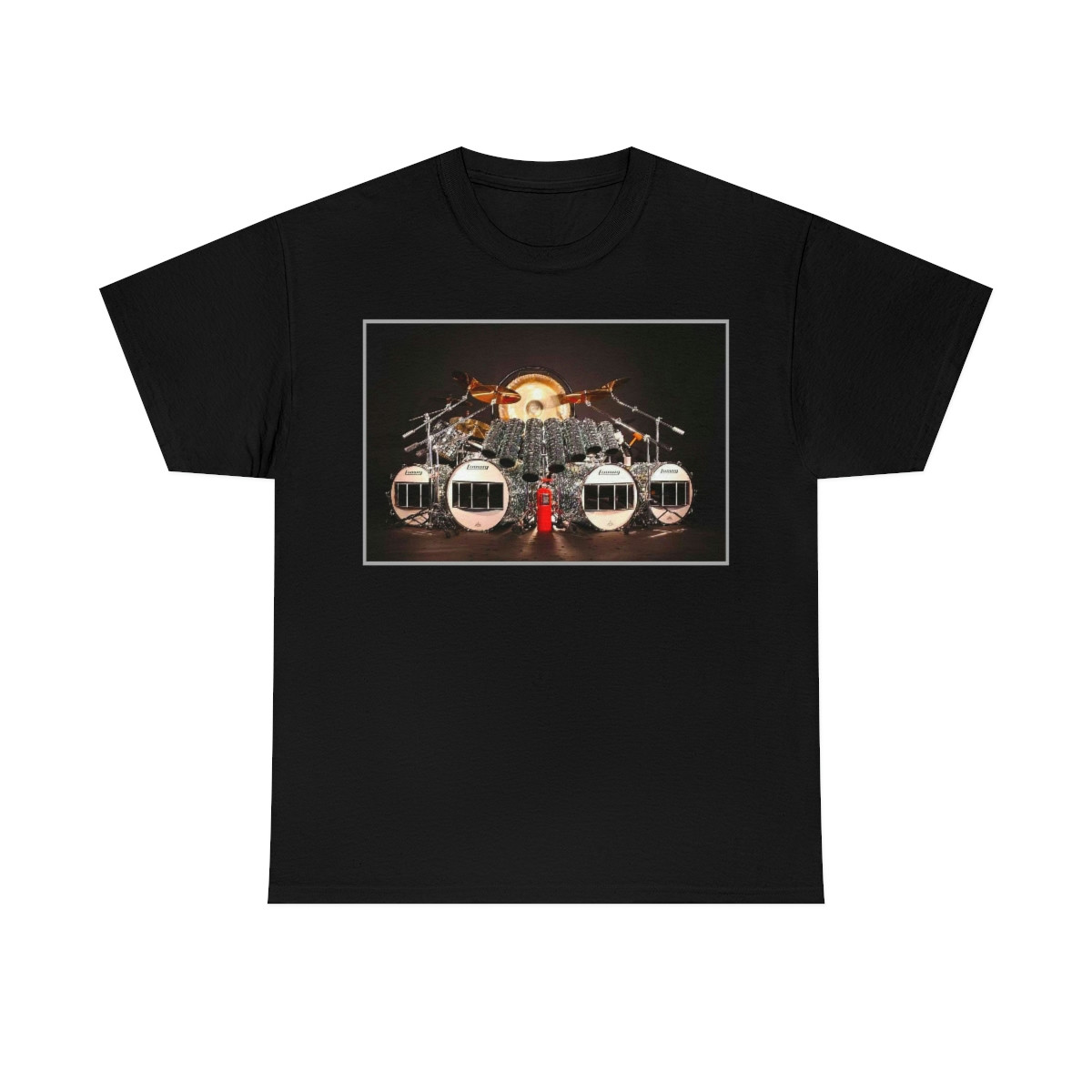 Alex Van Halen's 1984 drum set Unisex Heavy Cotton Tee