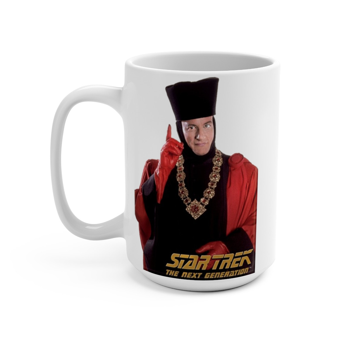Star Trek Q the Judge Mug 15oz
