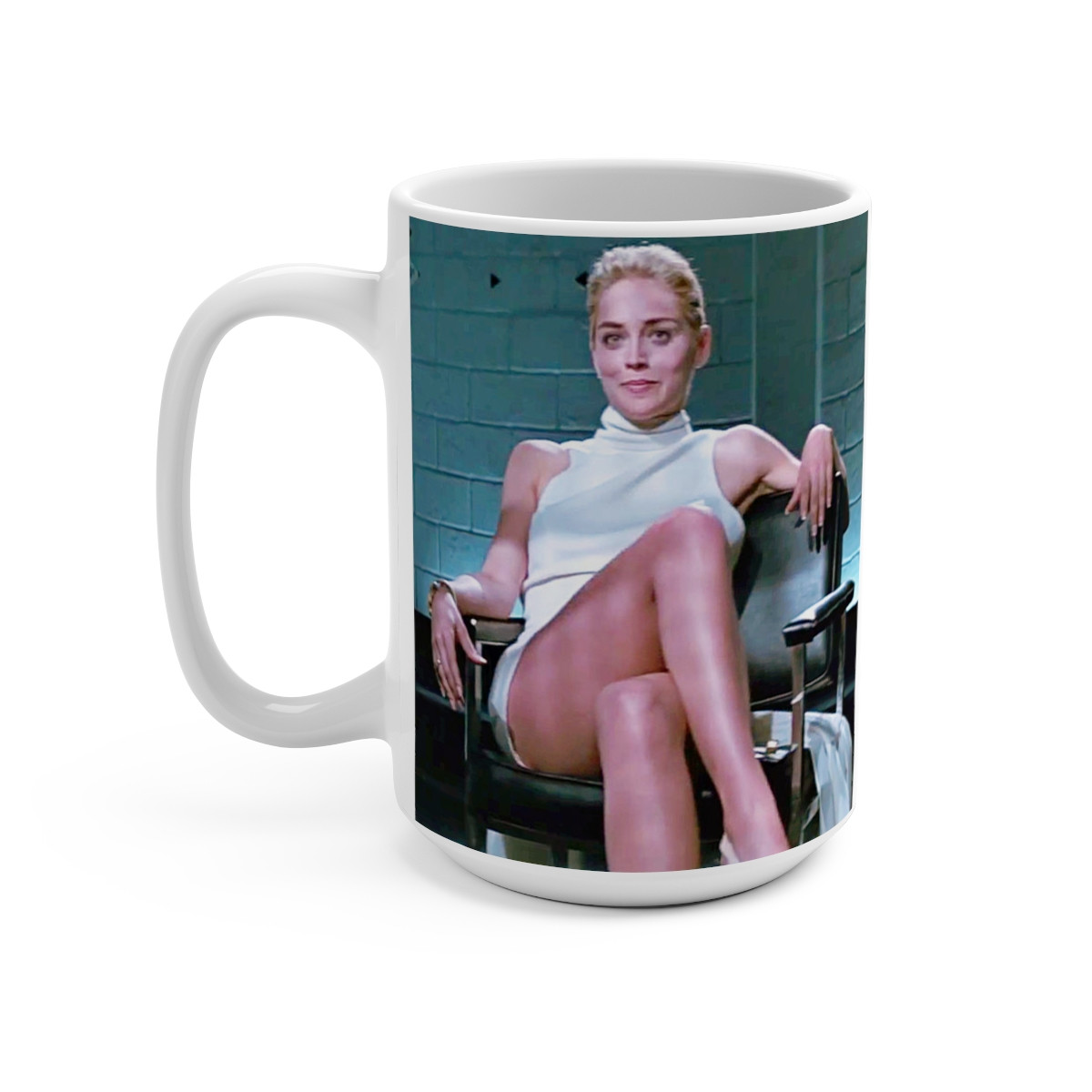 Basic Instinct sexy Sharon Stone Mug 15oz