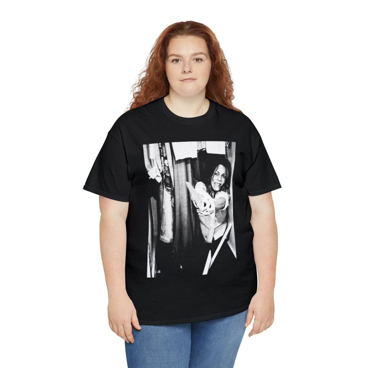 Jamie Lee Curtis as Laurie in Halloween Short Sleeve Tee