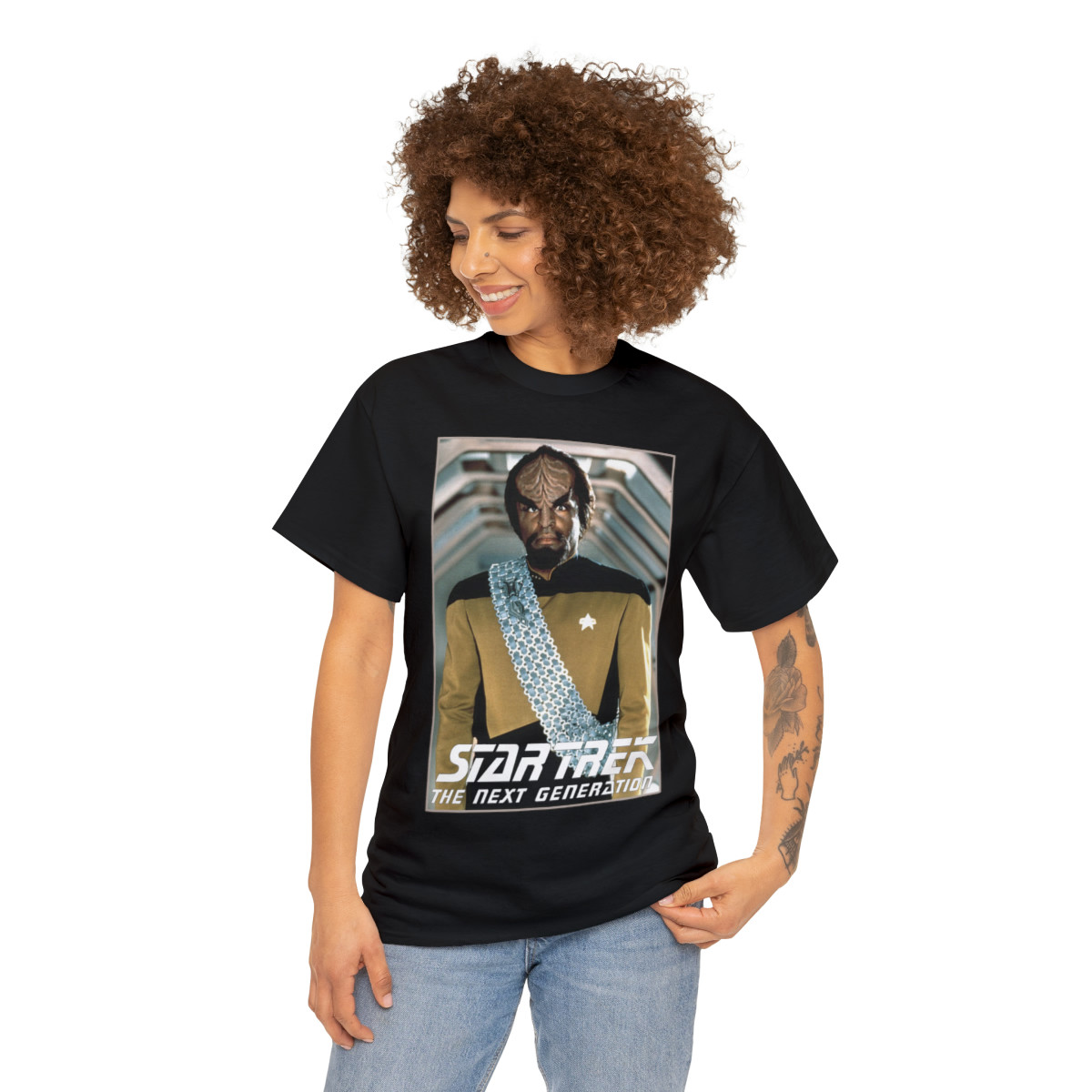 Star Trek TNG Lt Commander Worf  Short Sleeve T Shirt