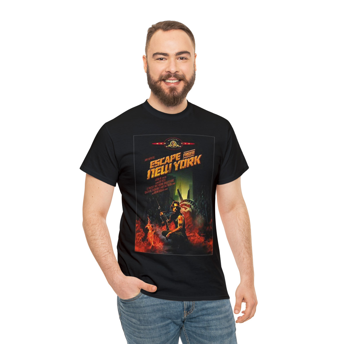 Escape From New York Movie Poster 1  Short Sleeve Tee