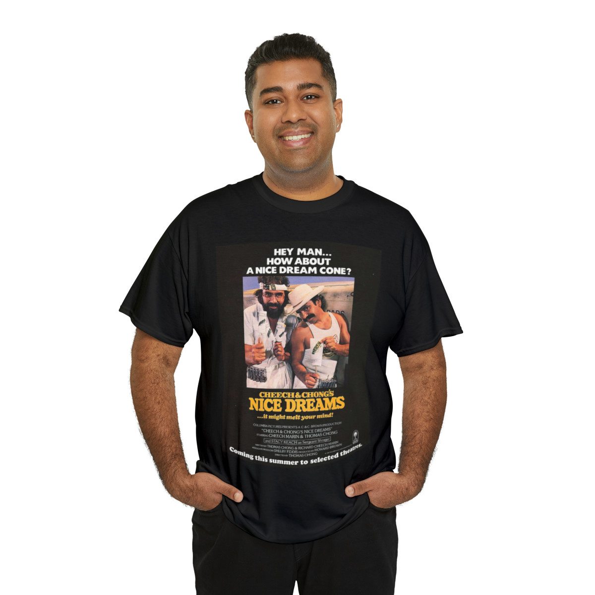 CHEECH and CHONG Nice Dreams poster  Short Sleeve Tee
