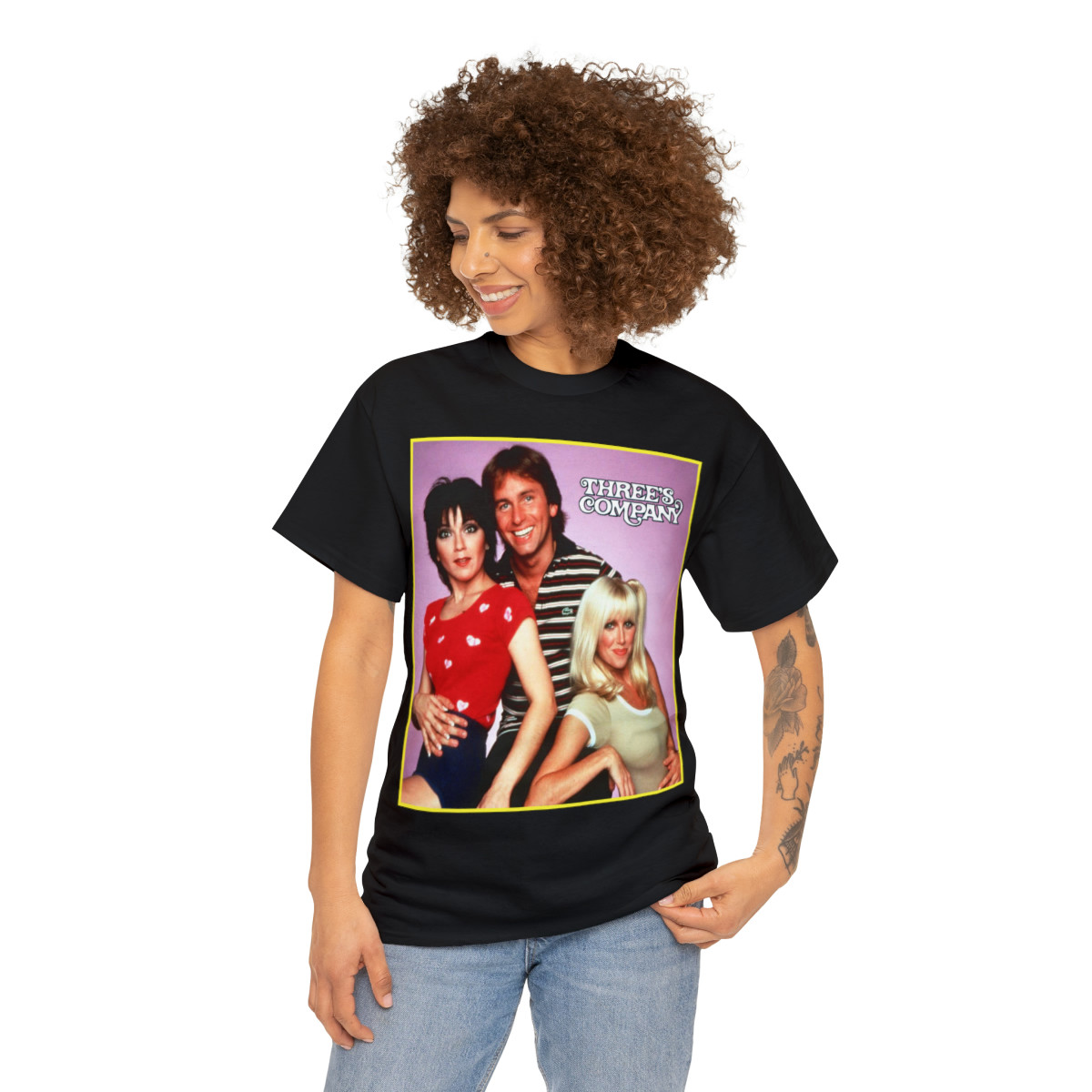 Three's Company  Classic TV Short Sleeve T Shirt