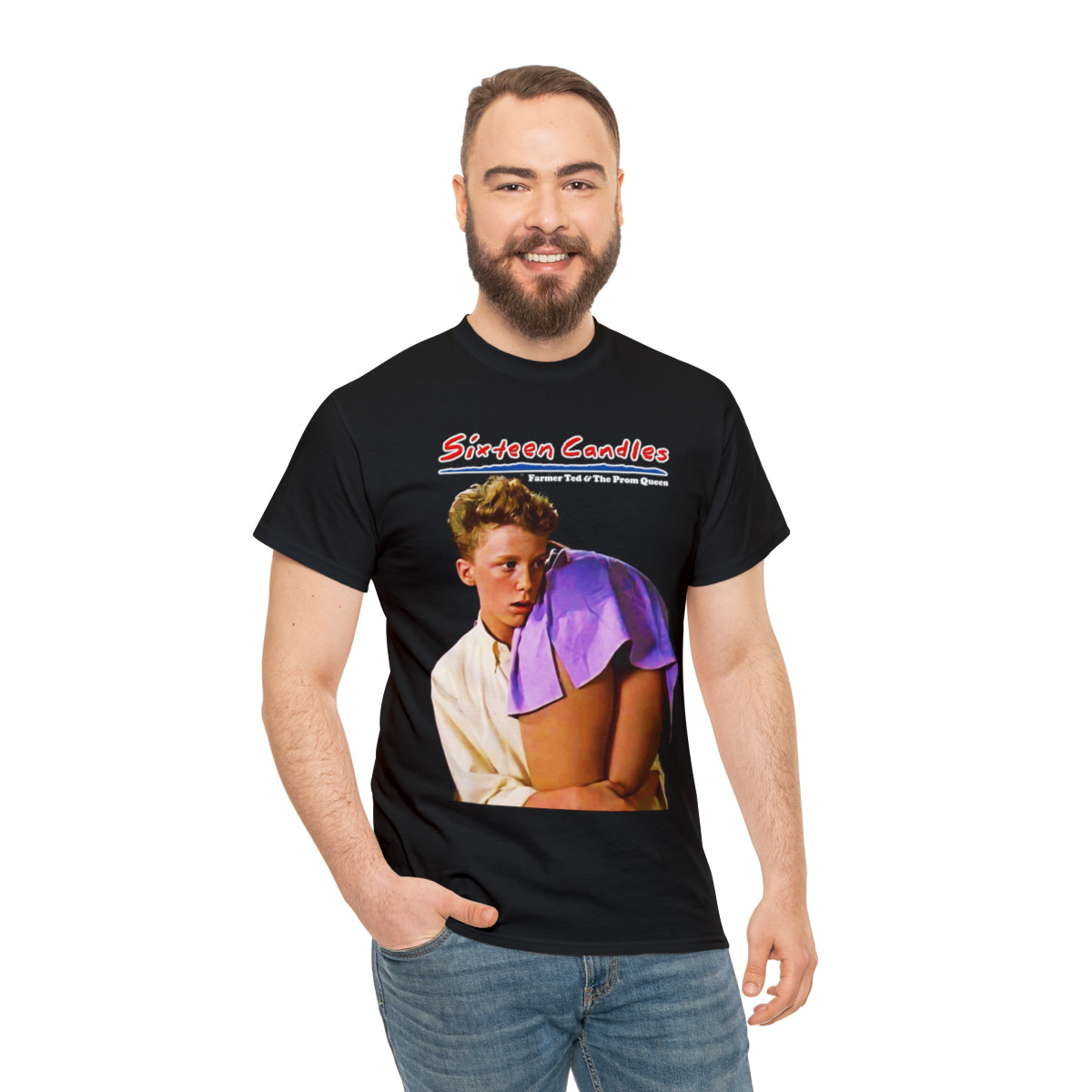 Pretty In Pink Farmer Ted From Anthony Michael Hall Men's Short Sleeve T Shirt