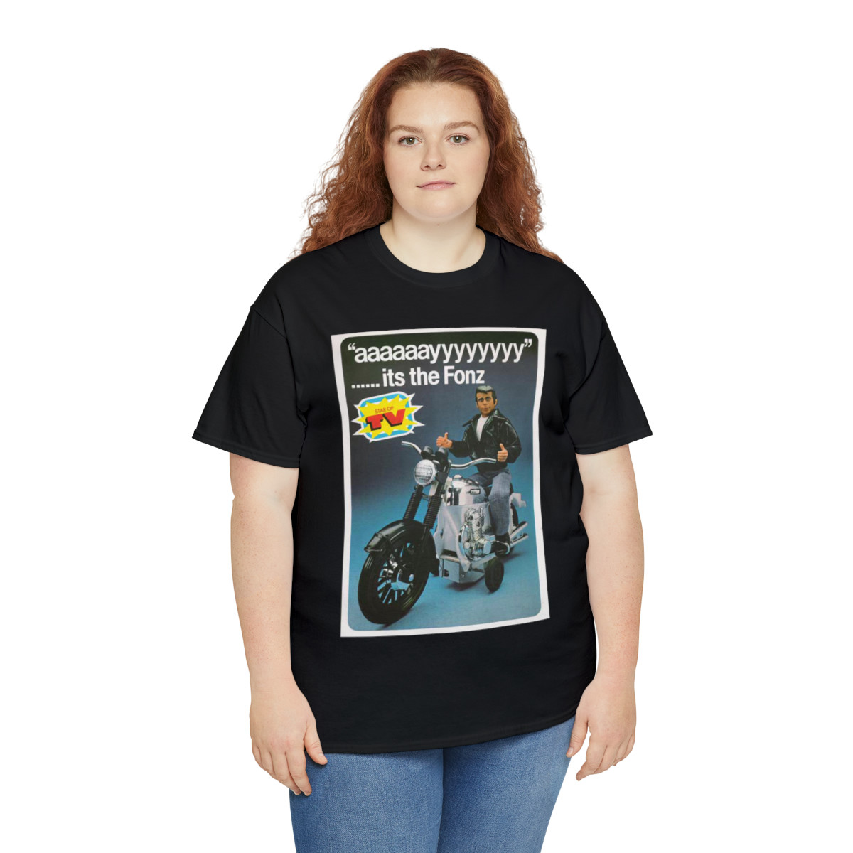 Happy Days Mego Fonzie Toy Men's Short Sleeve Tee