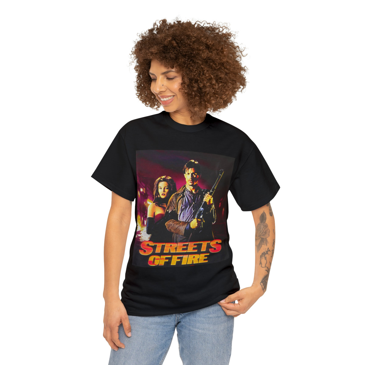 Streets of Fire Unisex Heavy Cotton Tee