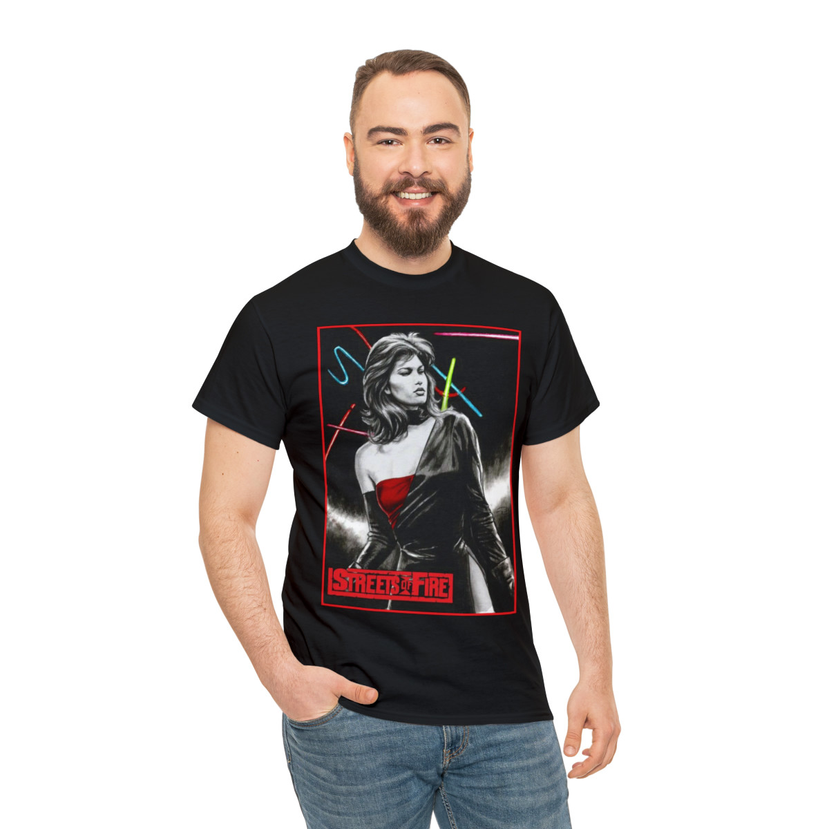 Ellen Aim from Streets of Fire Unisex Heavy Cotton Tee