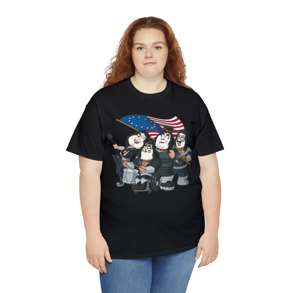 Family Guy Kiss 76 Short Sleeve Tee