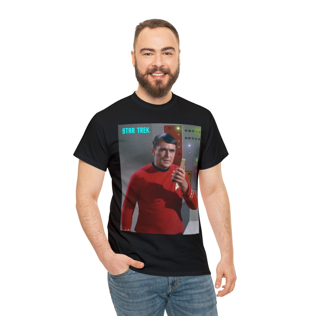 Scottie of Star Trek TOS  Short Sleeve T Shirt