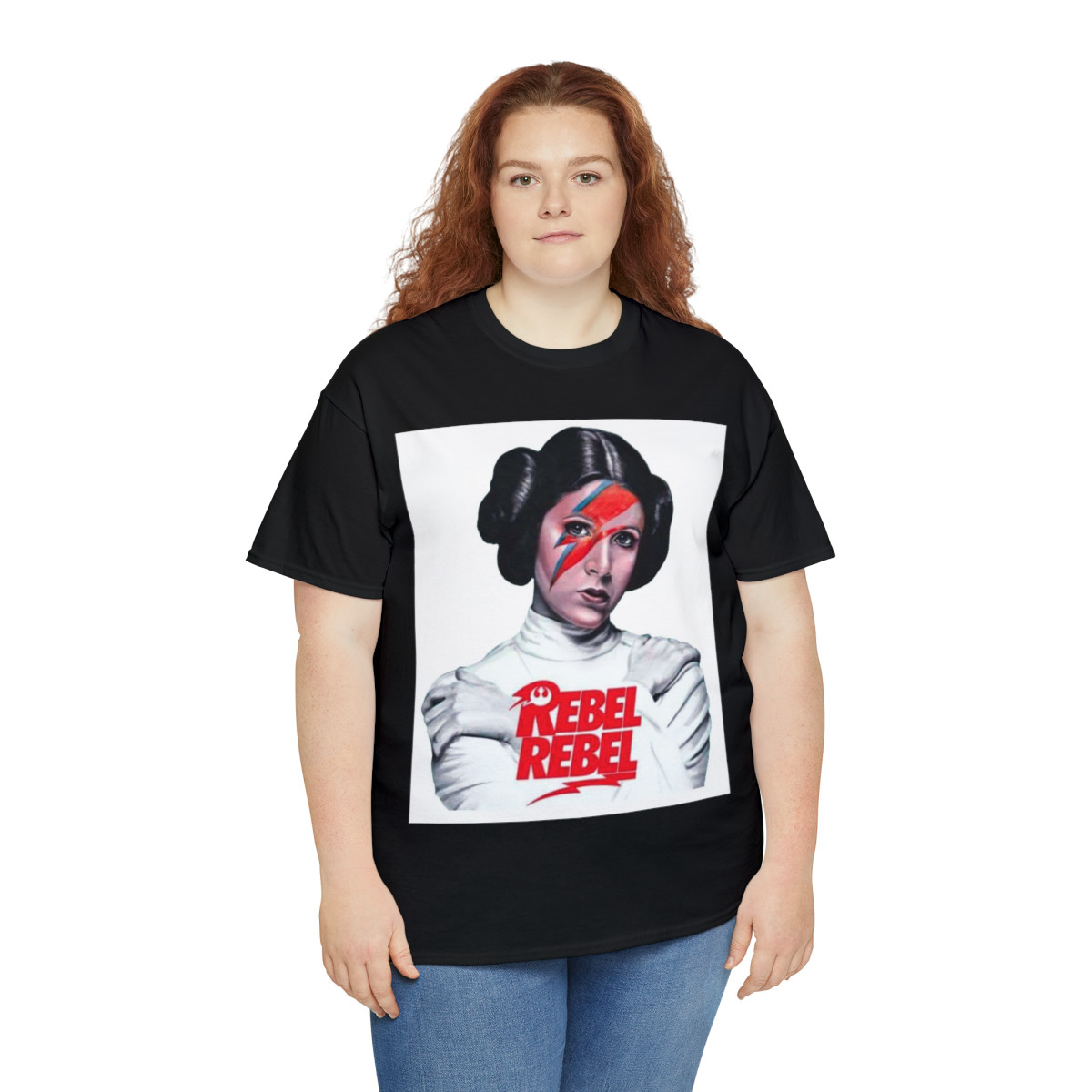 Princess Leah Bowie Rebel Rebel Short Sleeve Tee